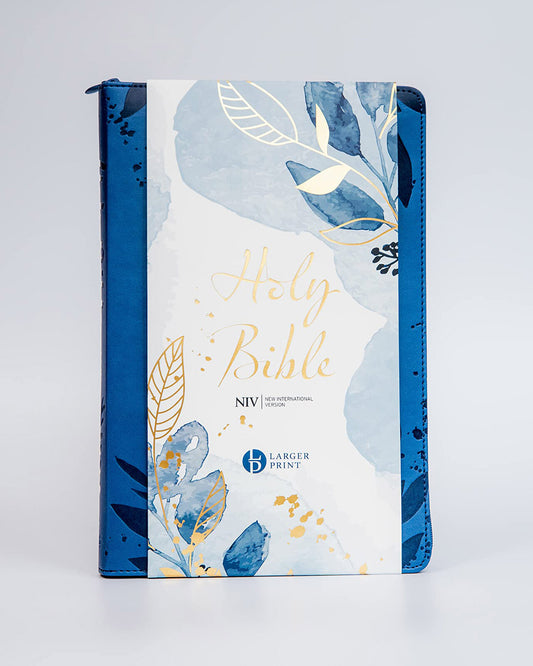 NIV Larger Print Bible with Zip