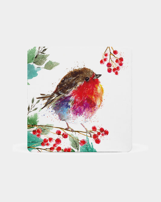 Joyful Robin Mug & Coaster Set