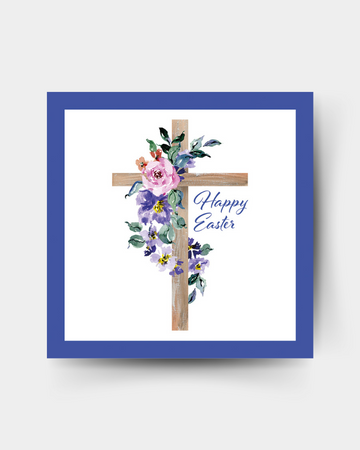 Entwined Cross Easter Cards - pack of 5