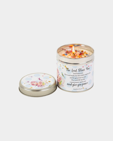 Numbers Blessing Candle Tin