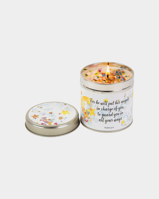 Angel Candle Tin