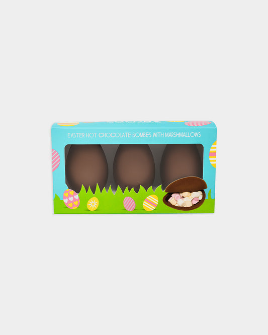 3 Hot Chocolate Bombes with Marshmallows