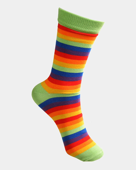 Bamboo Socks - Rainbow, Damselflies & Butterflies (Large)
