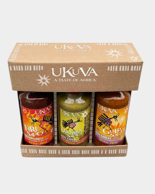 Ukuva Hot Sauce Trio Gift Set