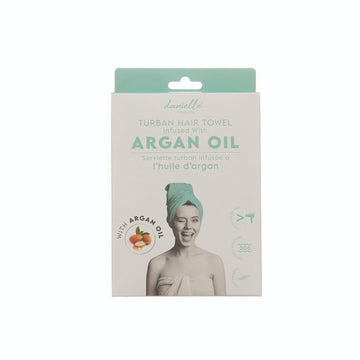 Turban Hair Towel Infused with Argan Oil