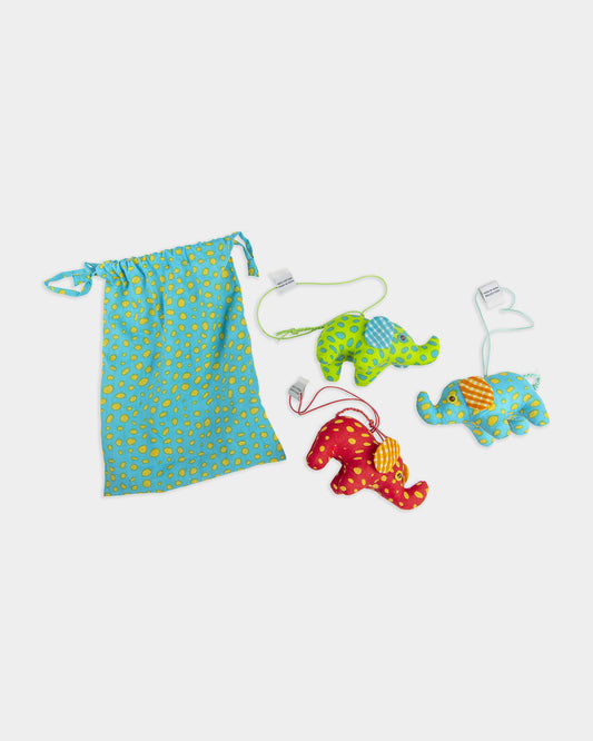 3 Elephant Decorations