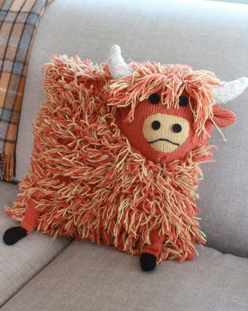 Hairy Highland Cow Cushion
