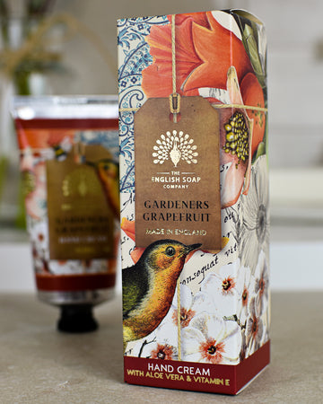 Gardeners Grapefruit soap, hand cream and body lotion gift box