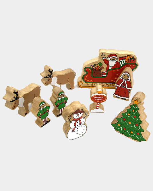 9 Piece Christmas Playset