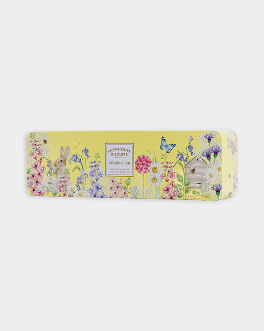 English Garden Lemon Curd Biscuit Tin