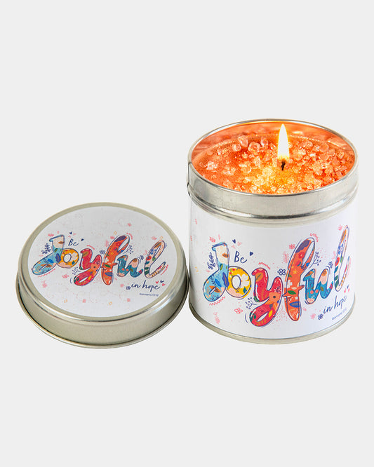 Joyful in Hope Candle Tin