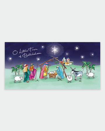 10 Little Town of Bethlehem Christmas Cards