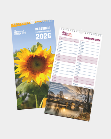2026 Blessings Postcard Calendar