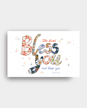 The Lord Bless You Tea Towel