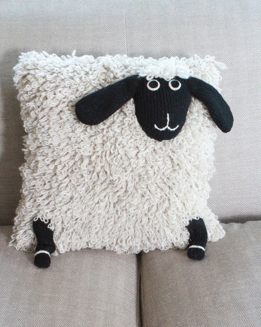 Shaggy Sheep Cushion