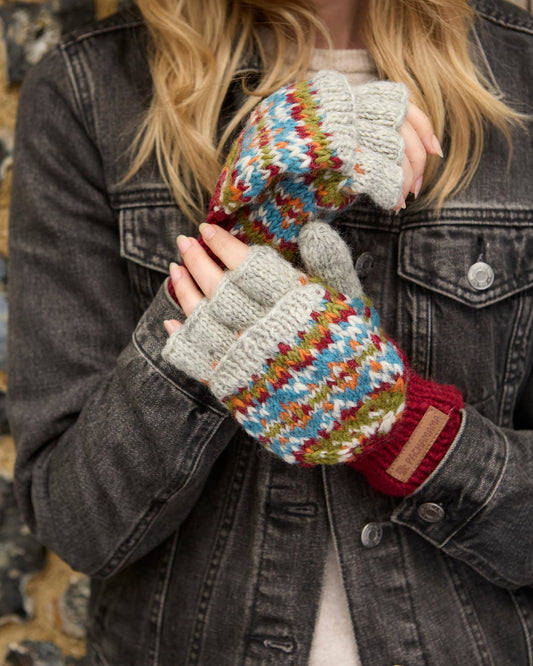 Iona Glove/ Mitts Burgundy