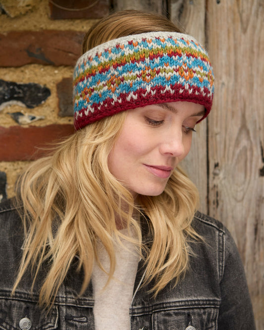 Iona Headband Burgundy