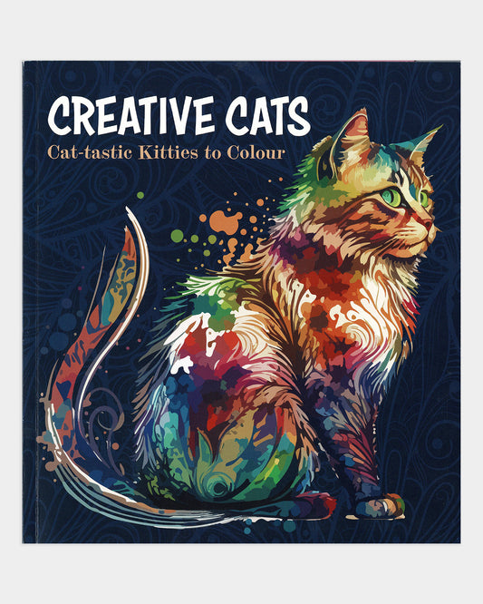 Creative Cats Colouring Book