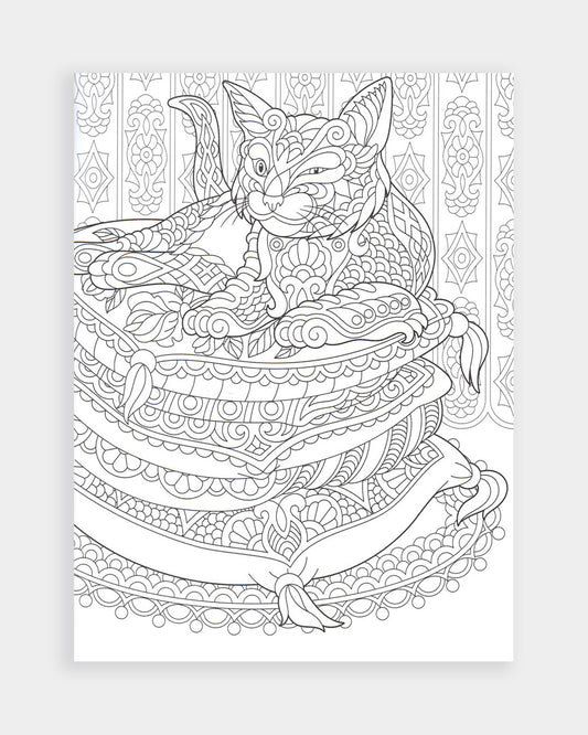Creative Cats Colouring Book
