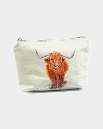 Highland Cow Wash Bag