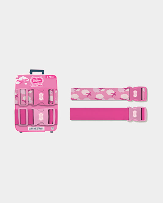 Vintage 2Pc Luggage Straps