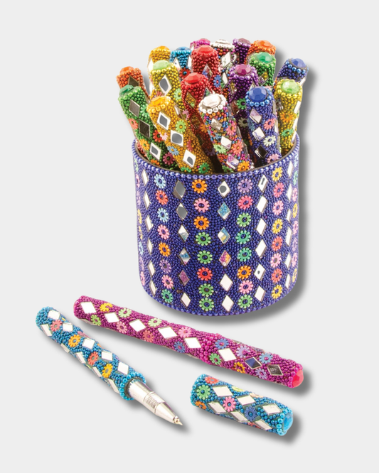 Pot of 20 Assorted Sparkly Glitter Pens