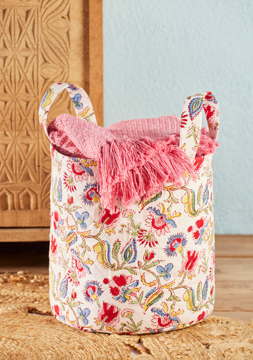 Shvanthi Block Print Storage Laundry Bag
