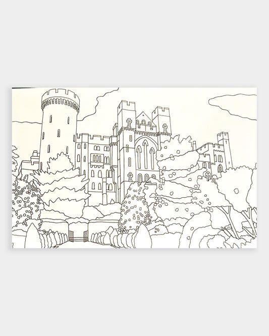 British Castles Colouring Book