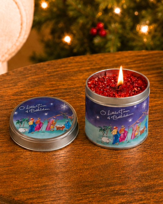 Little Town of Bethlehem Candle Tin