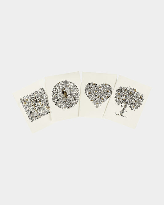 12 Secret Garden Notecards