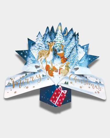 Woodland Animals Pop Up Card