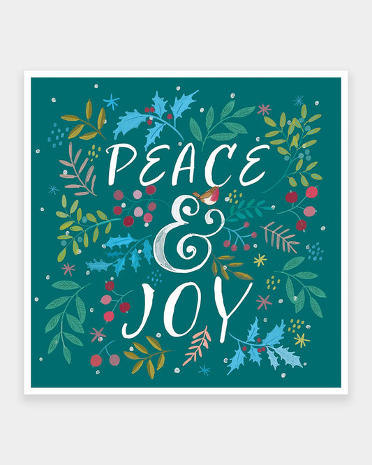 20 Peace & Joy Festive Cards