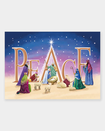 10 Miracle in the Manger Christmas Cards New