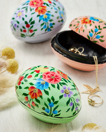 Floral Hand Painted Gift Box