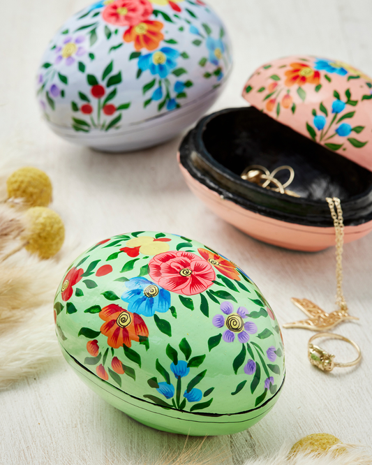 Floral Hand Painted Gift Box