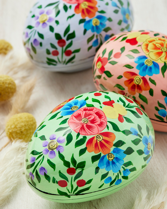 Floral Hand Painted Gift Box