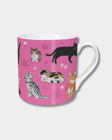 Tarka Mug - Cat & Floral