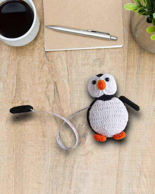 Puffin design retractable tape measure, Fair Trade Earth Squared