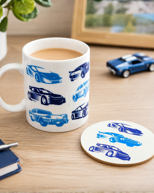 Car Mug and Coaster Set