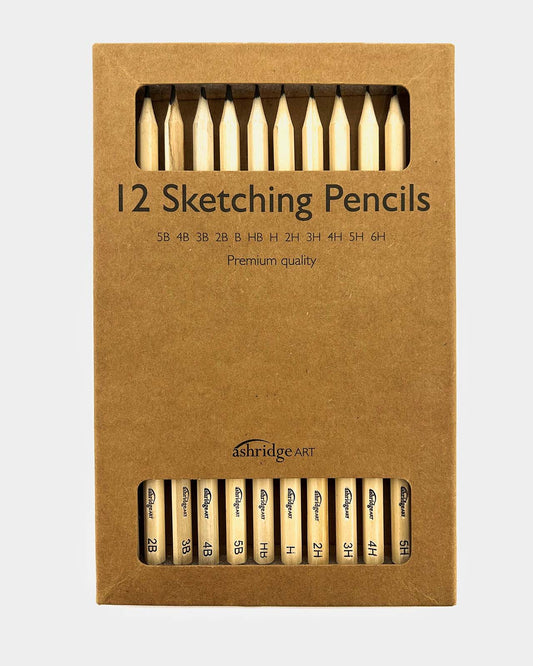 12 Sketching Pencils
