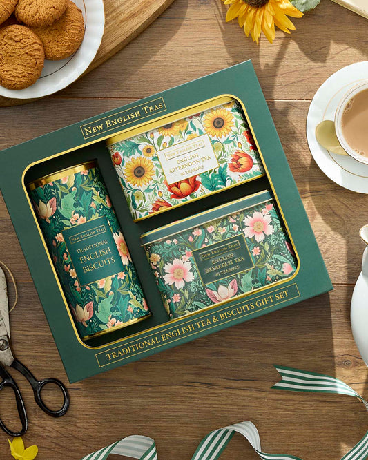 Fine English Tea & Biscuits Gift Set