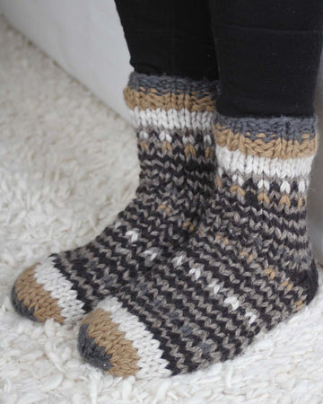 Santiago Sofa Socks - Charcoal Grey