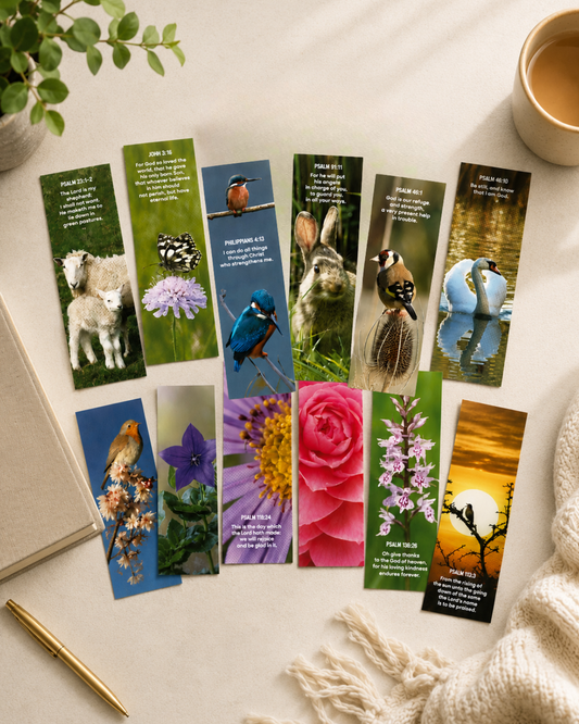12 Bible Verse Bookmarks