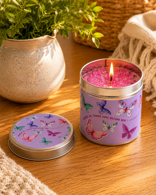 New Creation Candle Tin