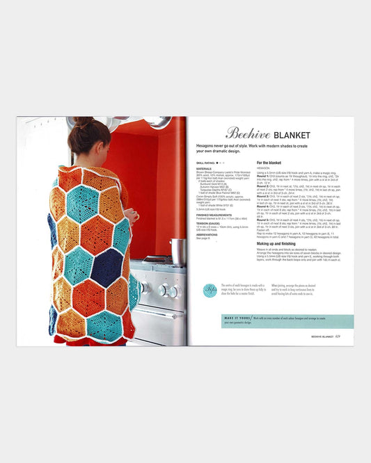 Modern Crocheted Blankets, Throws and Cushions