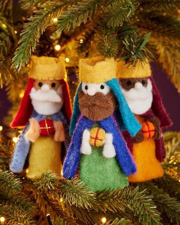 Three Wise Men Felt Decorations