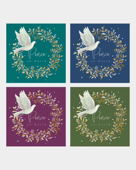 20 Peace on Earth Dove Cards