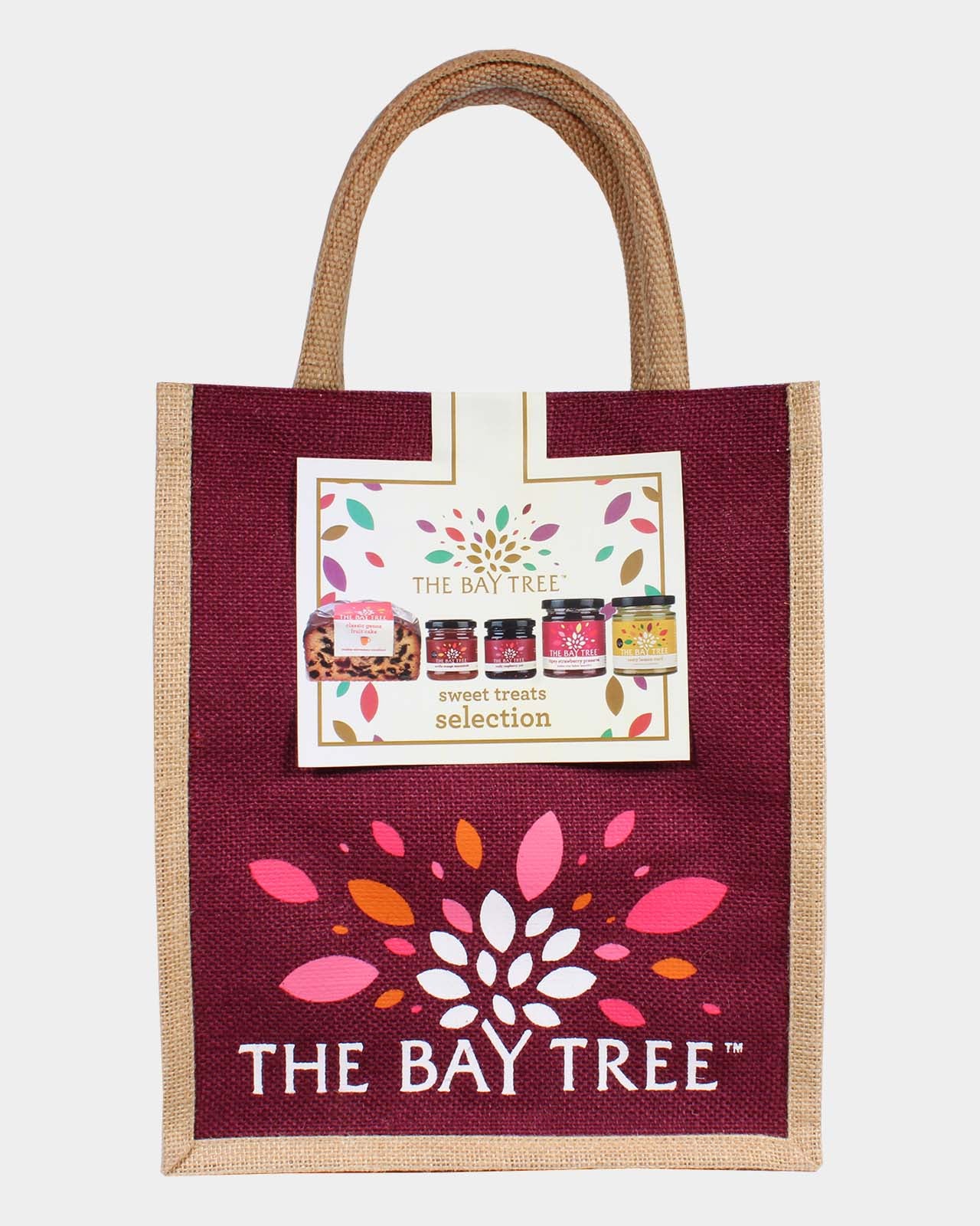 Sweet treats gift shopper with Genoa cake, marmalade and preserves