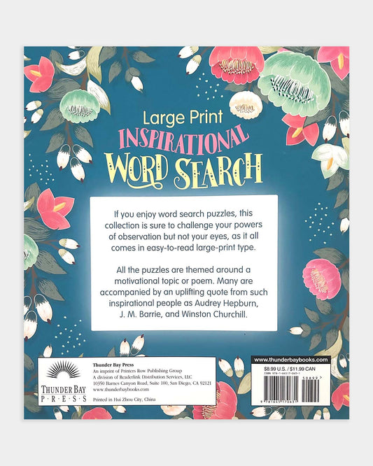 Large Print Inspirational Word Search