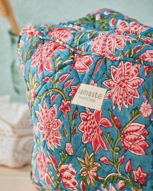 Sanganeri Block Print Washbag